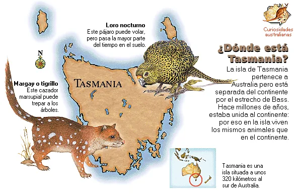 ¿Dónde está Tasmania?